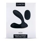 Vick Black Массажер простаты с вибрацией и ДУ