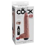Фаллоимитатор с функцией семяизвержения King Cock 11